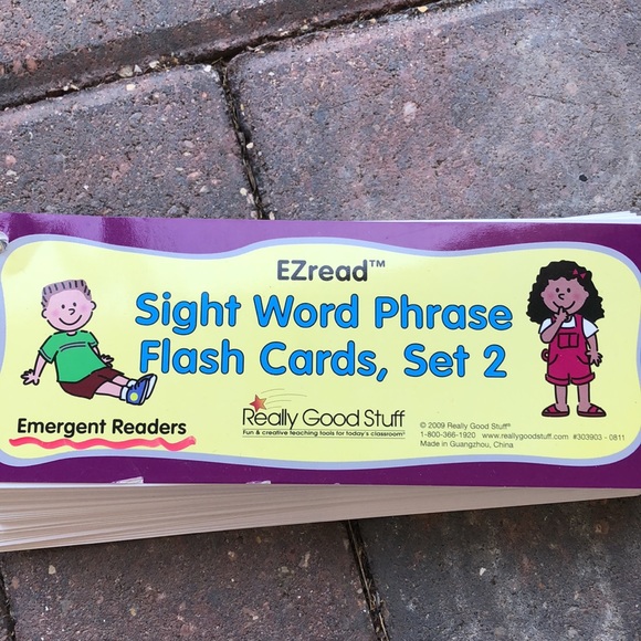 EZread Sight Word Phase Flash Cards Lot of 2 - Picture 3 of 11